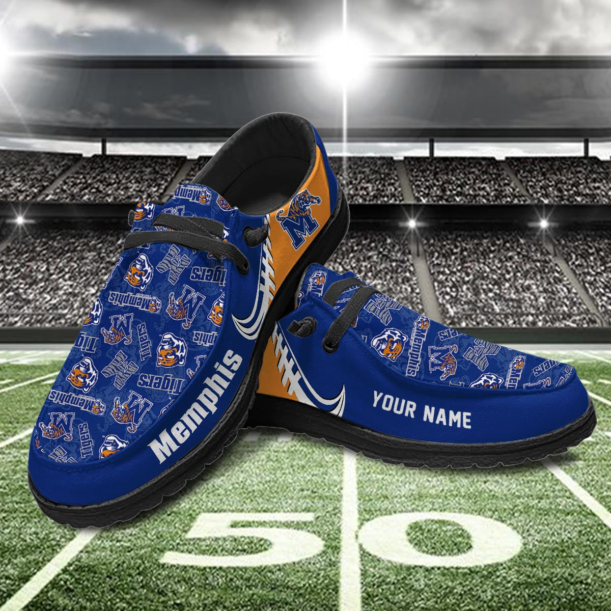 Memphis Tigers Lace Up Loafers 2026