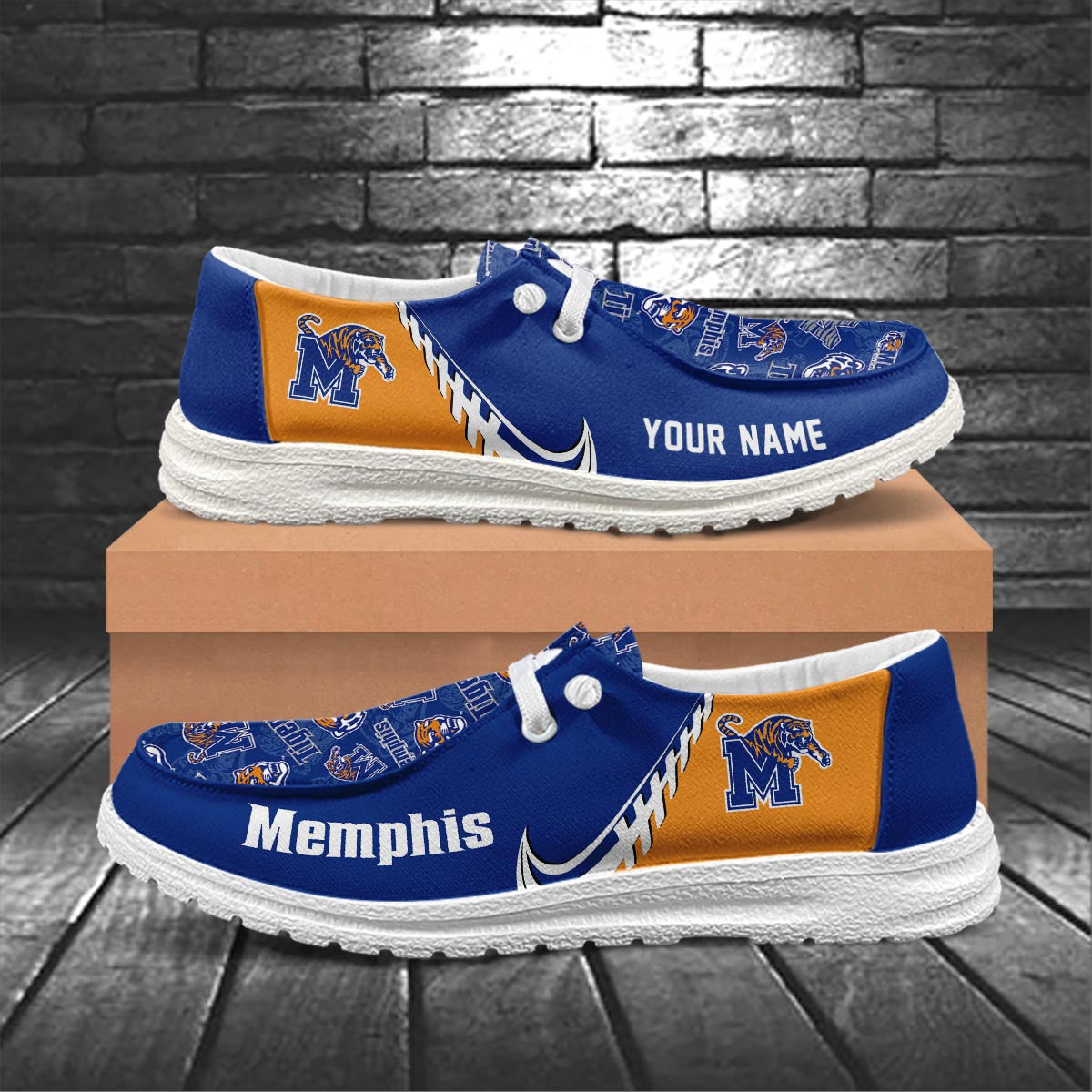 Memphis Tigers Lace Up Loafers 2026