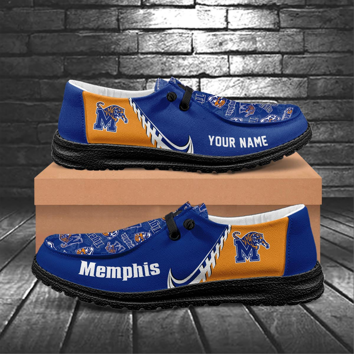 Memphis Tigers Lace Up Loafers 2026