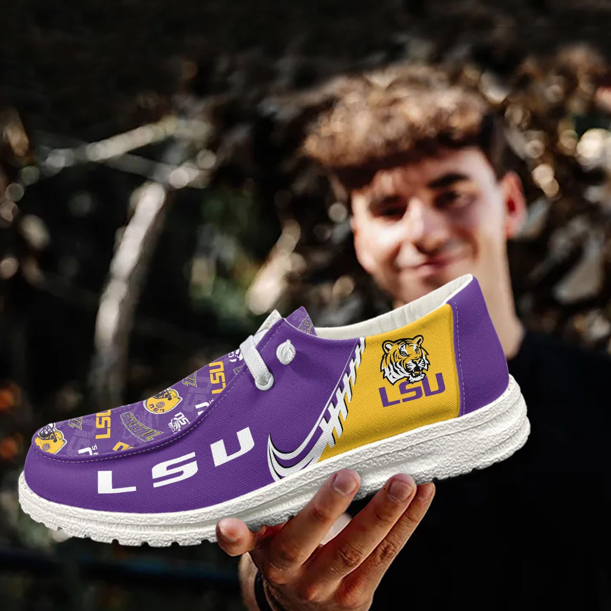 LSU Tigers Lace Up Loafers 2026
