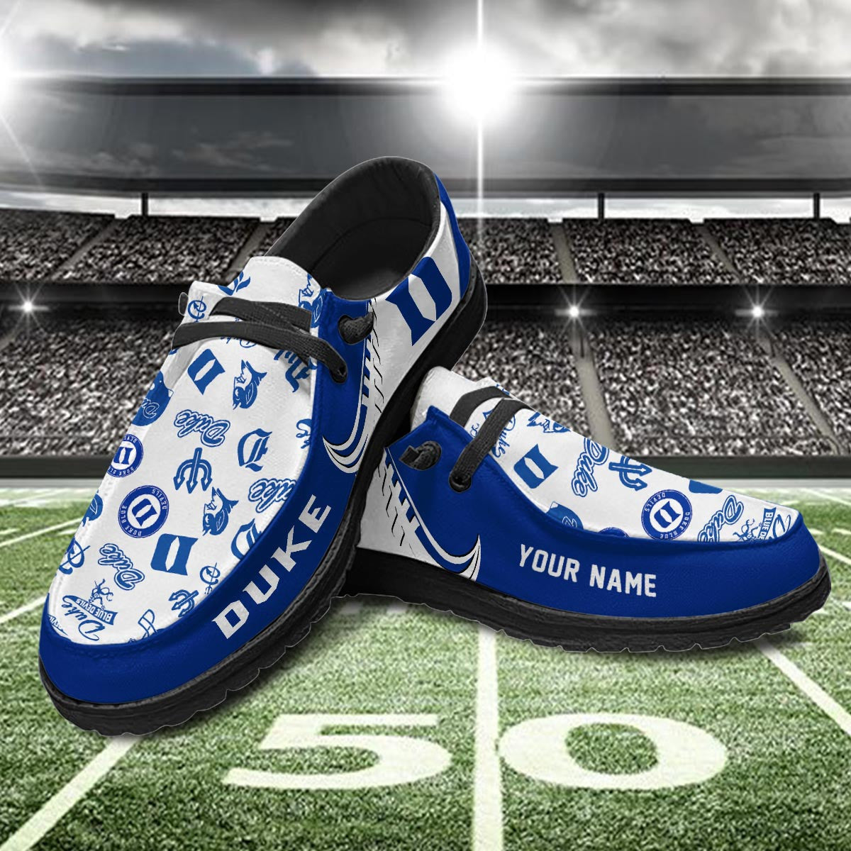 Duke Blue Devils Lace Up Loafers 2026