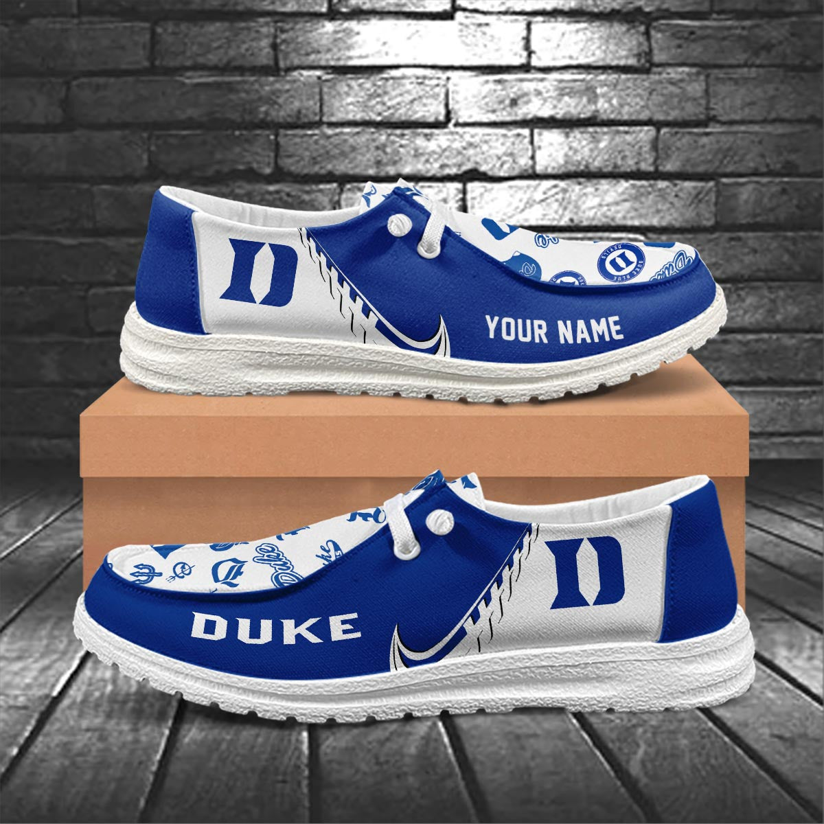 Duke Blue Devils Lace Up Loafers 2026