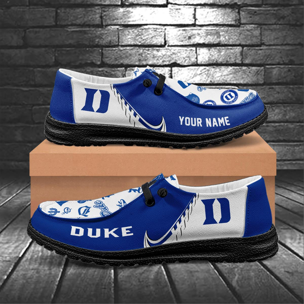 Duke Blue Devils Lace Up Loafers 2026