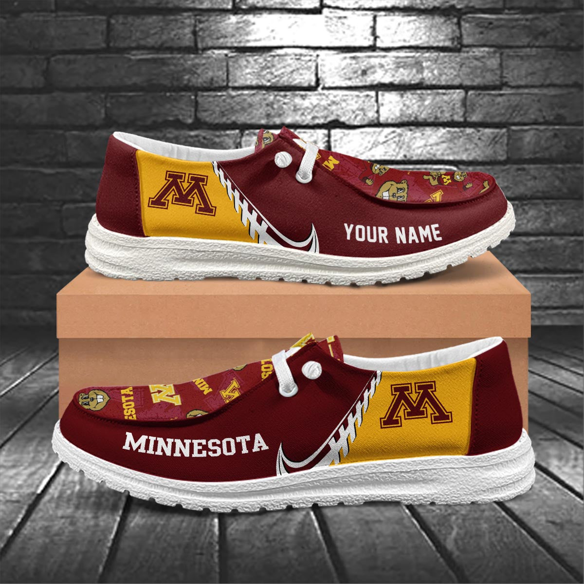 Minnesota Golden Gophers Lace Up Loafers 2026