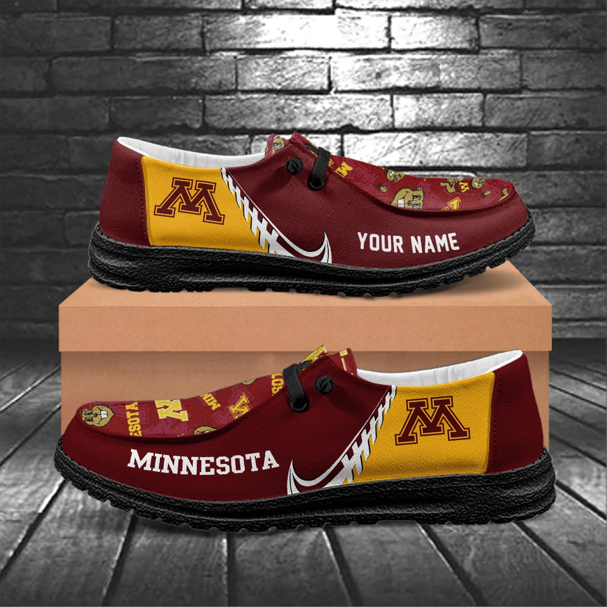Minnesota Golden Gophers Lace Up Loafers 2026
