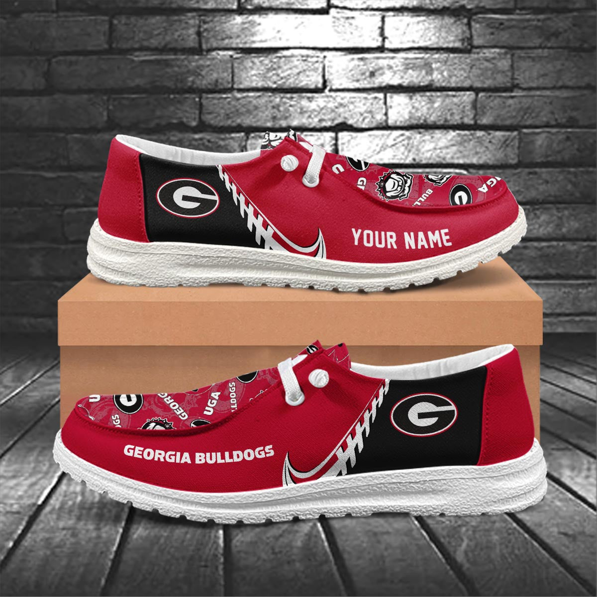 Georgia Bulldogs Lace Up Loafers 2026