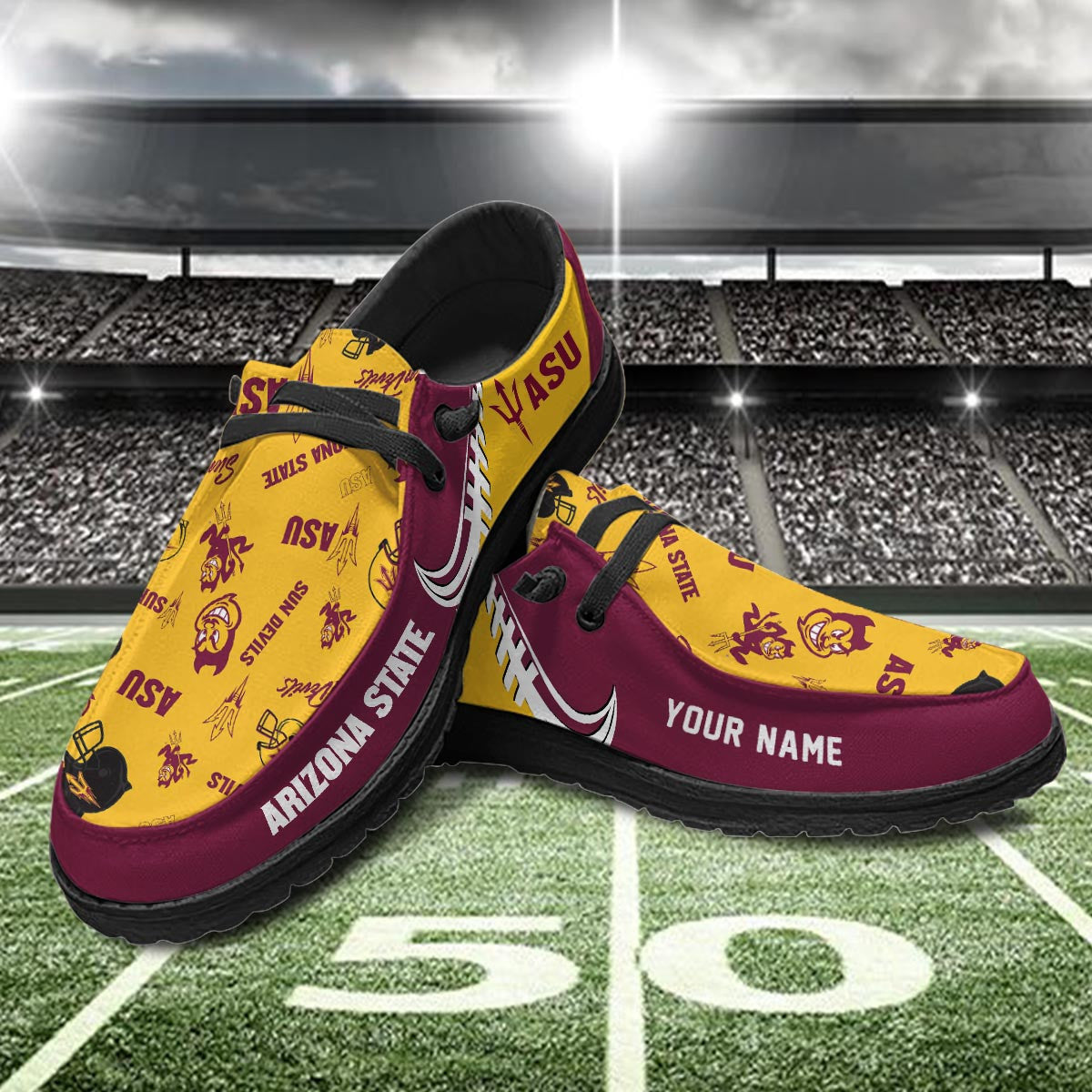 Arizona State Sun Devils Lace Up Loafers 2026