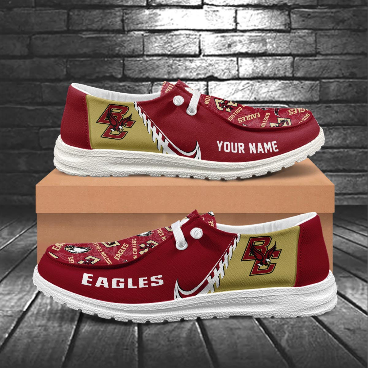 Boston College Eagles Lace Up Loafers 2026