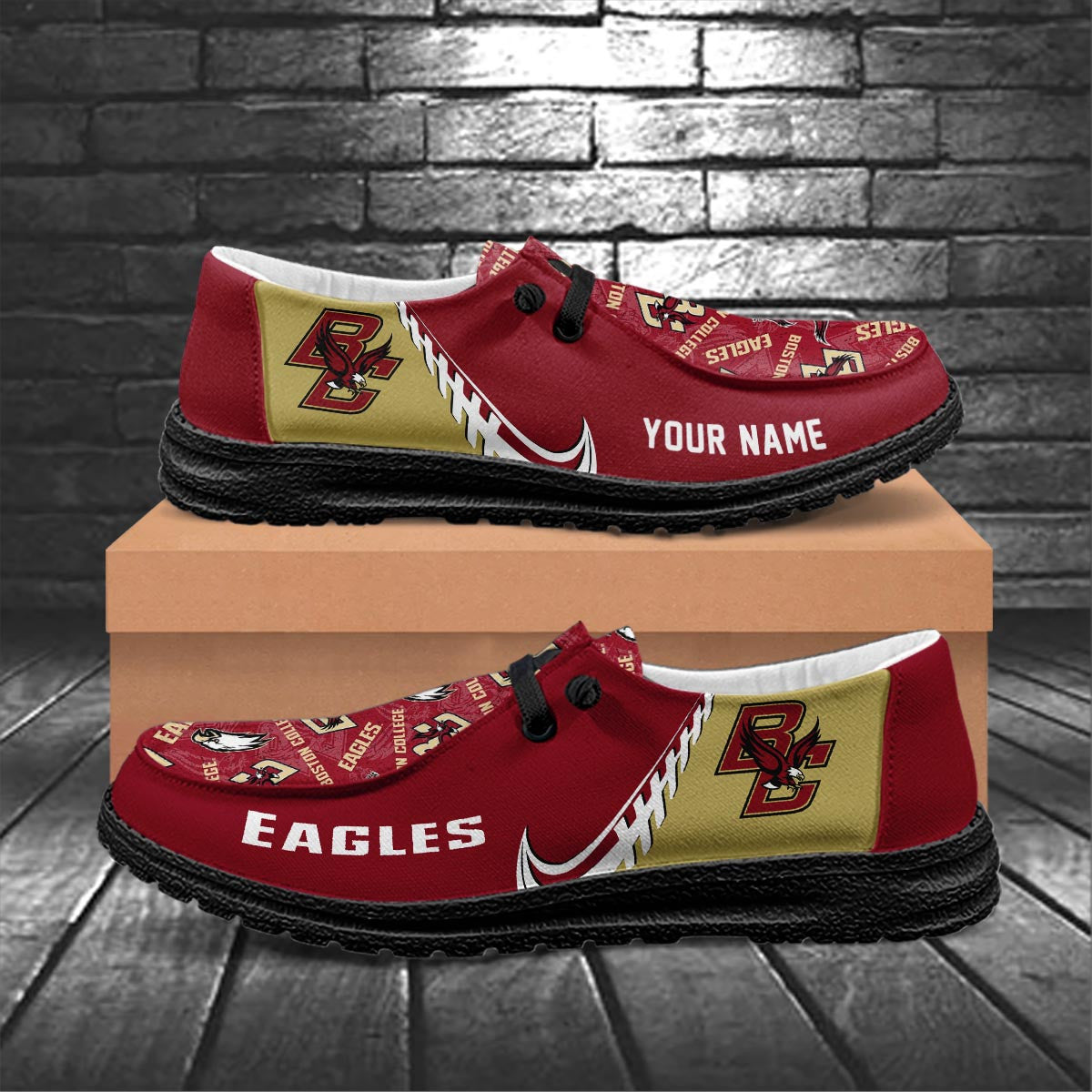 Boston College Eagles Lace Up Loafers 2026