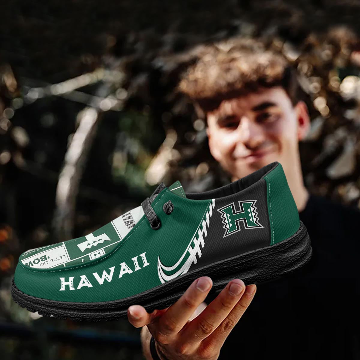 Hawaii Rainbow Warriors Lace Up Loafers 2026