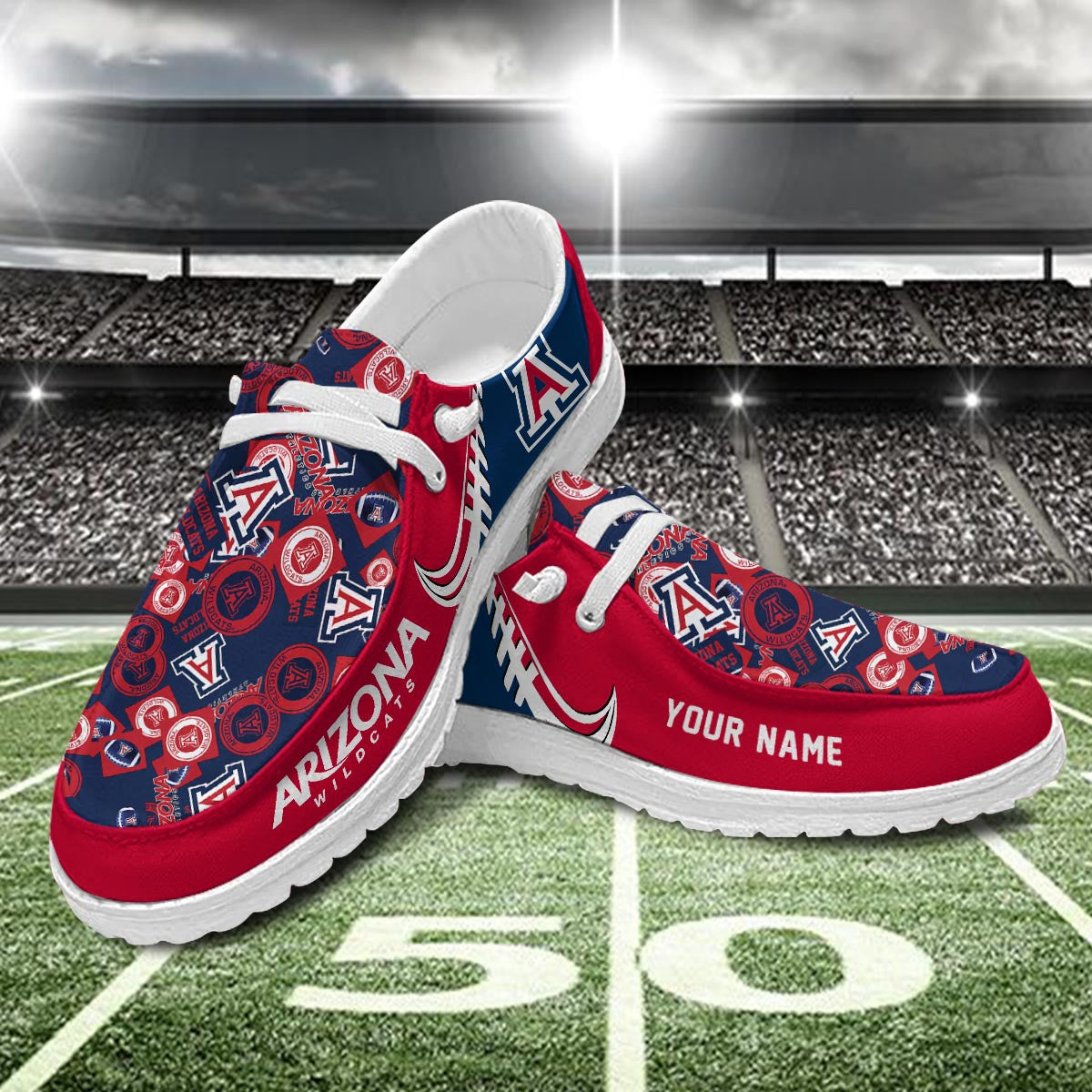Arizona Wildcats Lace Up Loafers 2026