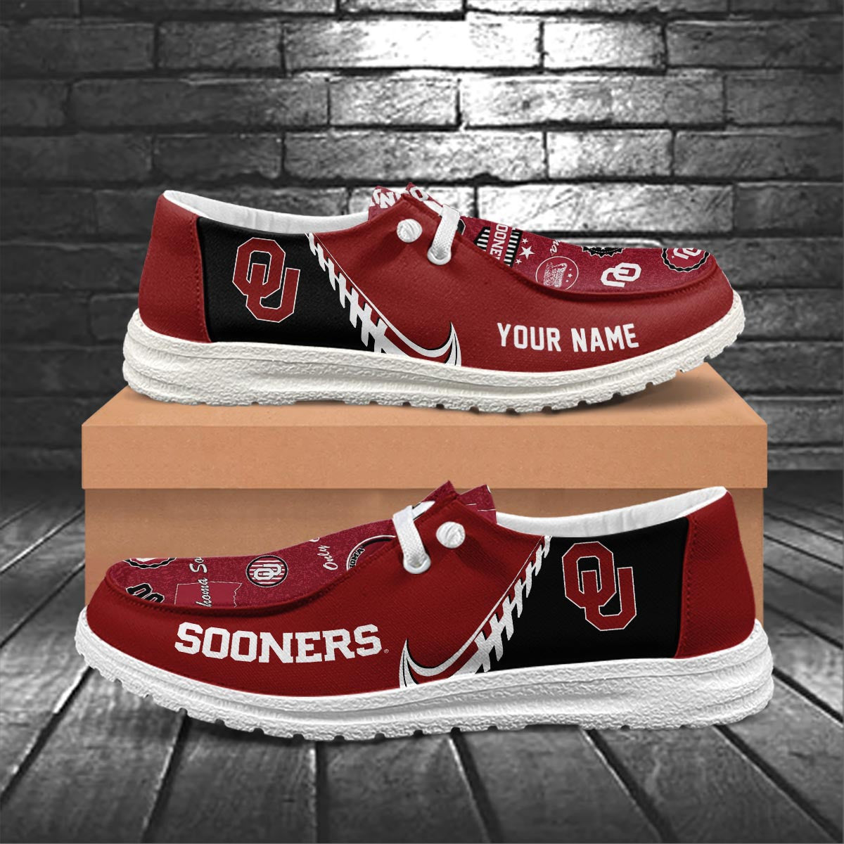 Oklahoma Sooners Lace Up Loafers 2026