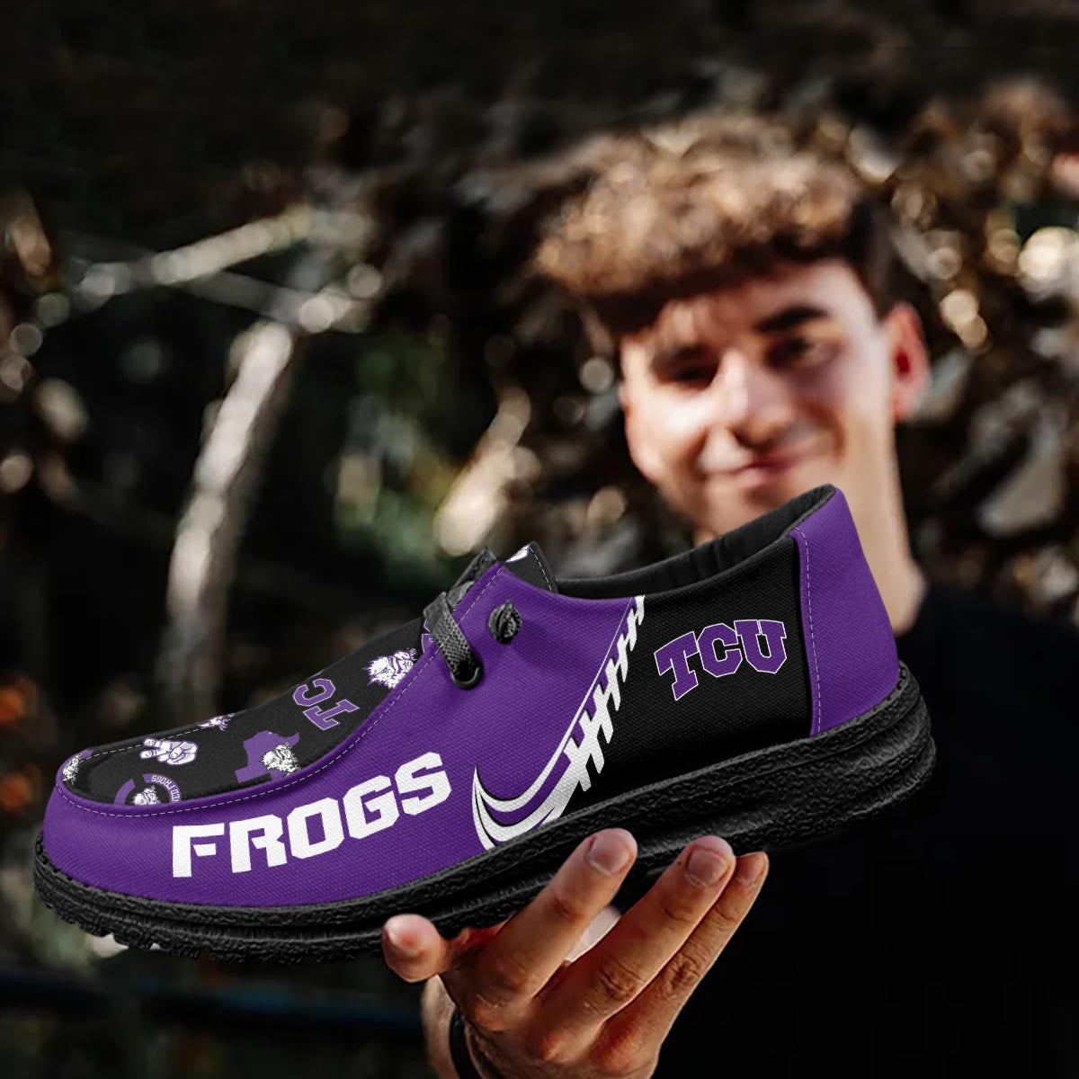 TCU Horned Frogs Lace Up Loafers 2026