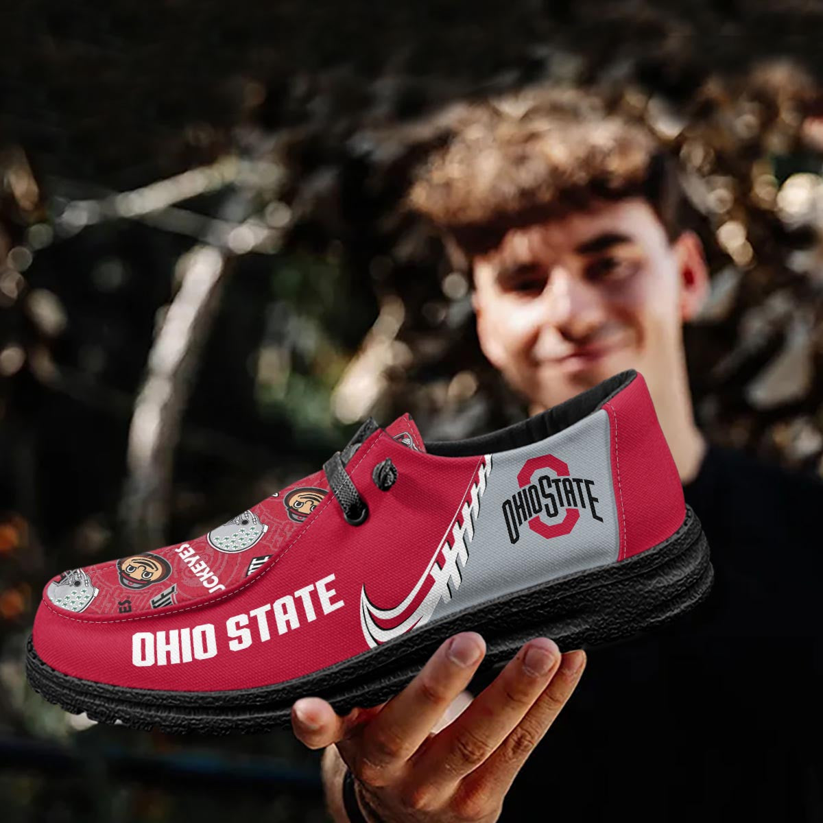 Ohio State Buckeyes Lace Up Loafers 2026