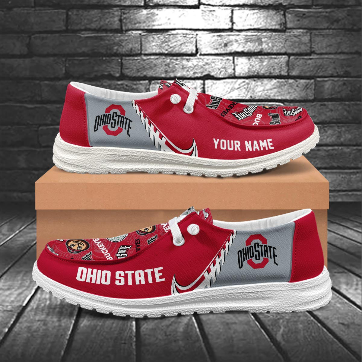 Ohio State Buckeyes Lace Up Loafers 2026