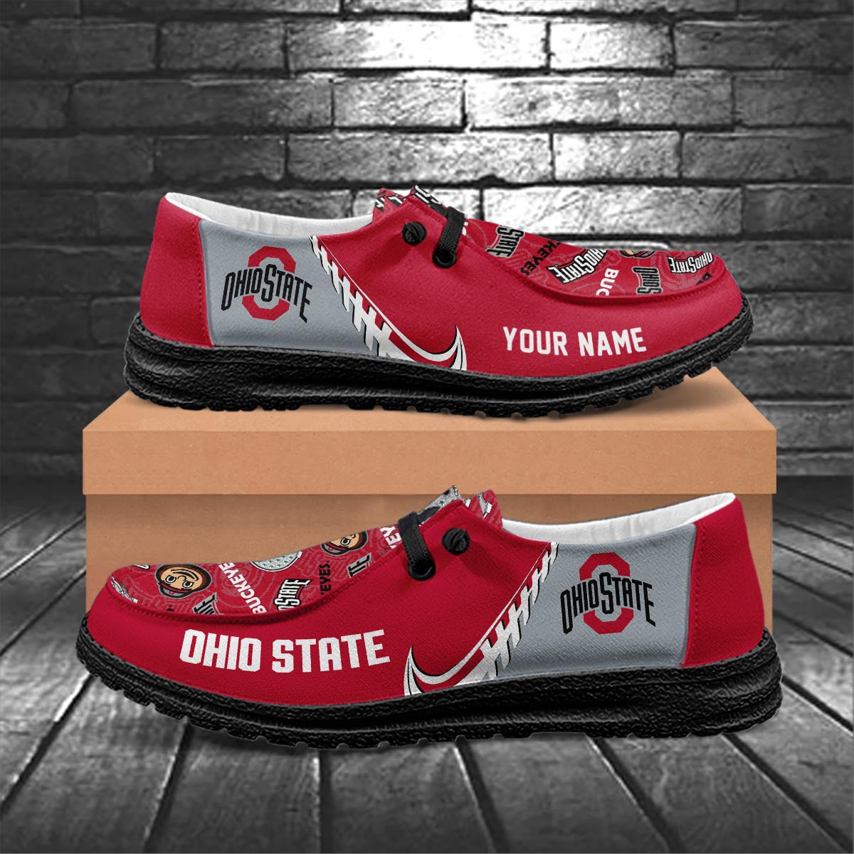 Ohio State Buckeyes Lace Up Loafers 2026