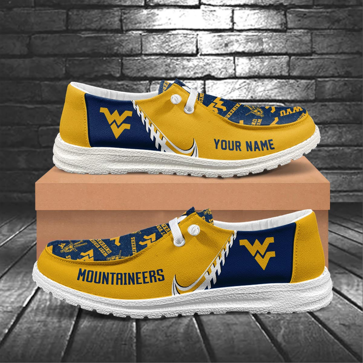 West Virginia Mountaineers Lace Up Loafers 2026