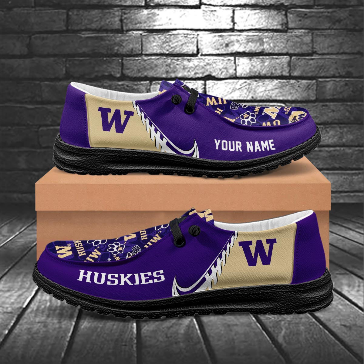 Washington Huskies Lace Up Loafers 2026