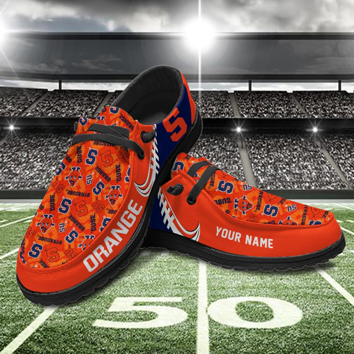 Syracuse Orange Lace Up Loafers 2026