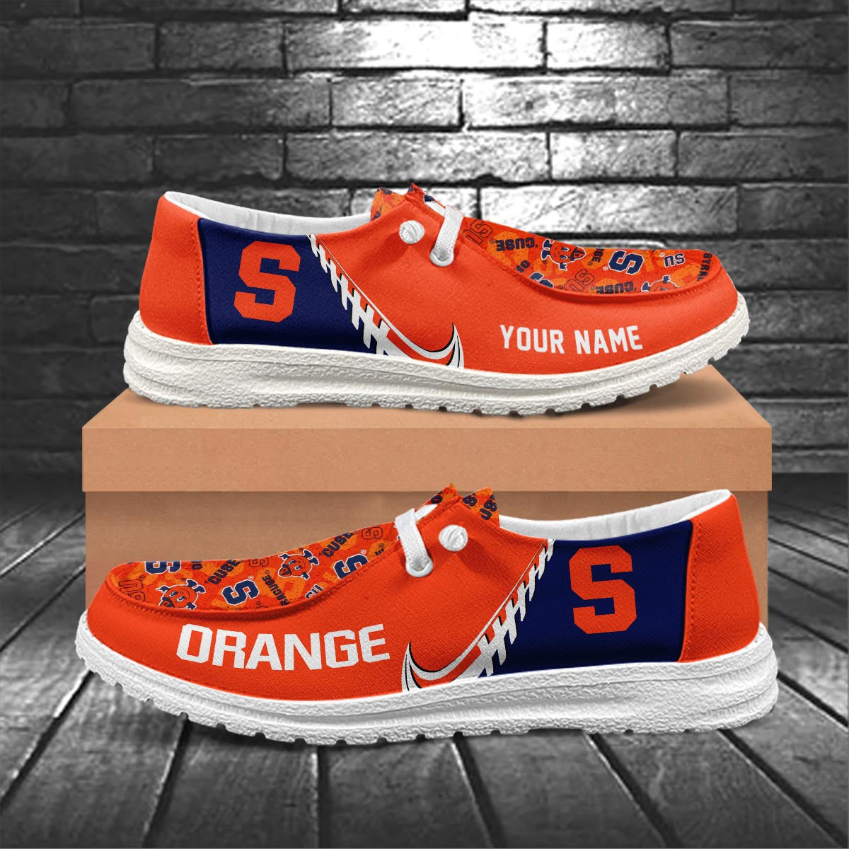 Syracuse Orange Lace Up Loafers 2026