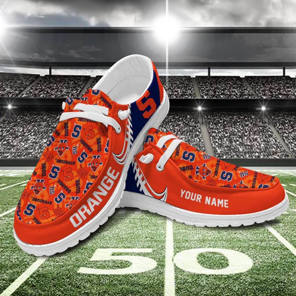 Syracuse Orange Lace Up Loafers 2026