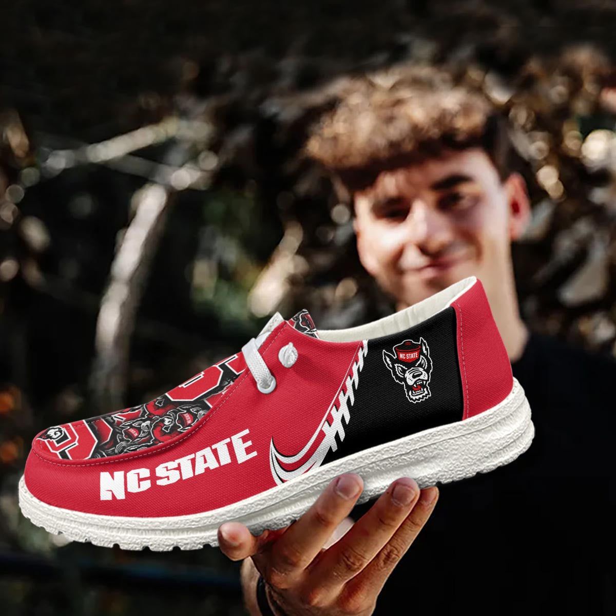 NC State Wolfpack Lace Up Loafers 2026