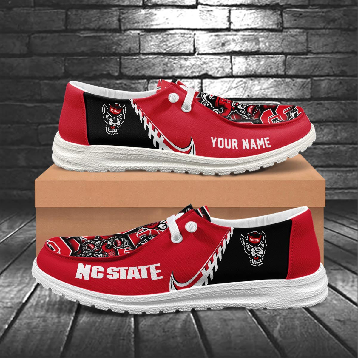NC State Wolfpack Lace Up Loafers 2026