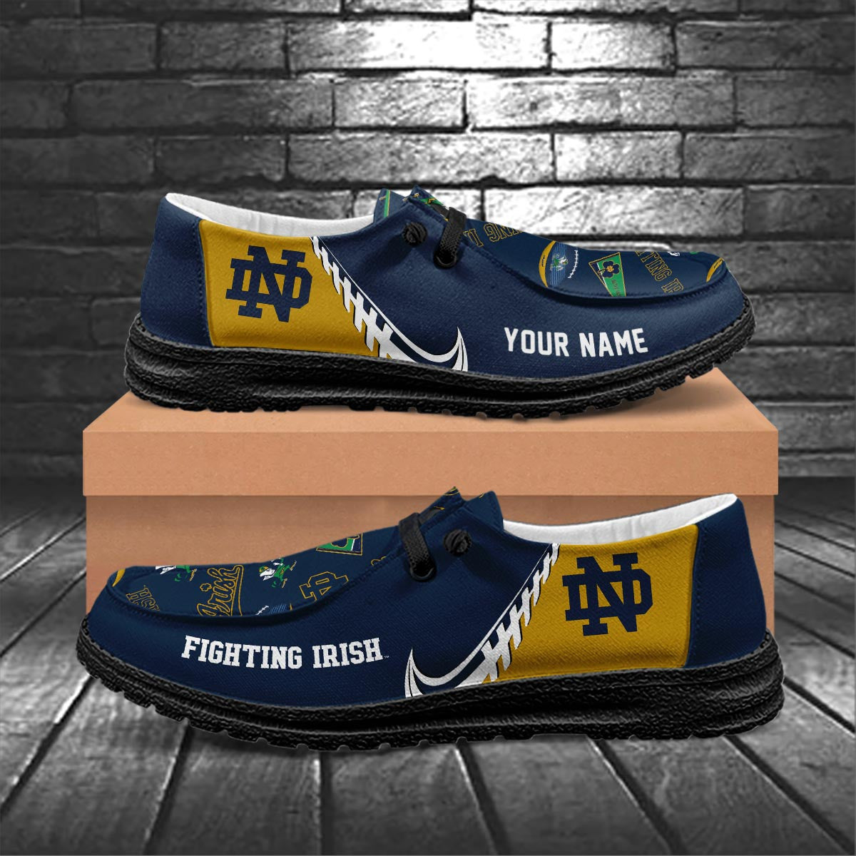 Notre Dame Fighting Irish Lace Up Loafers 2026