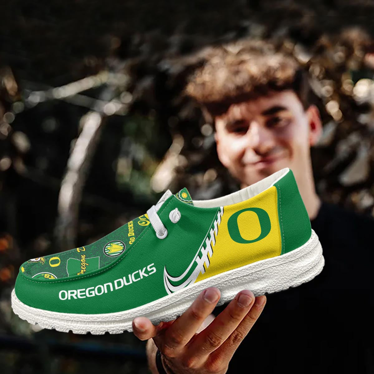 Oregon Ducks Lace Up Loafers 2026