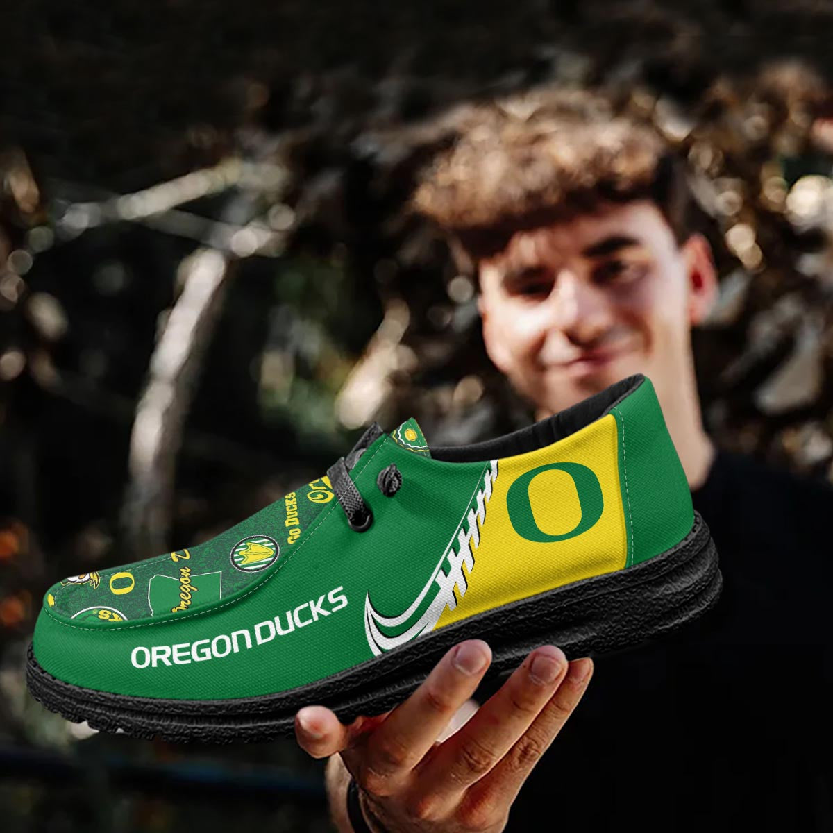 Oregon Ducks Lace Up Loafers 2026