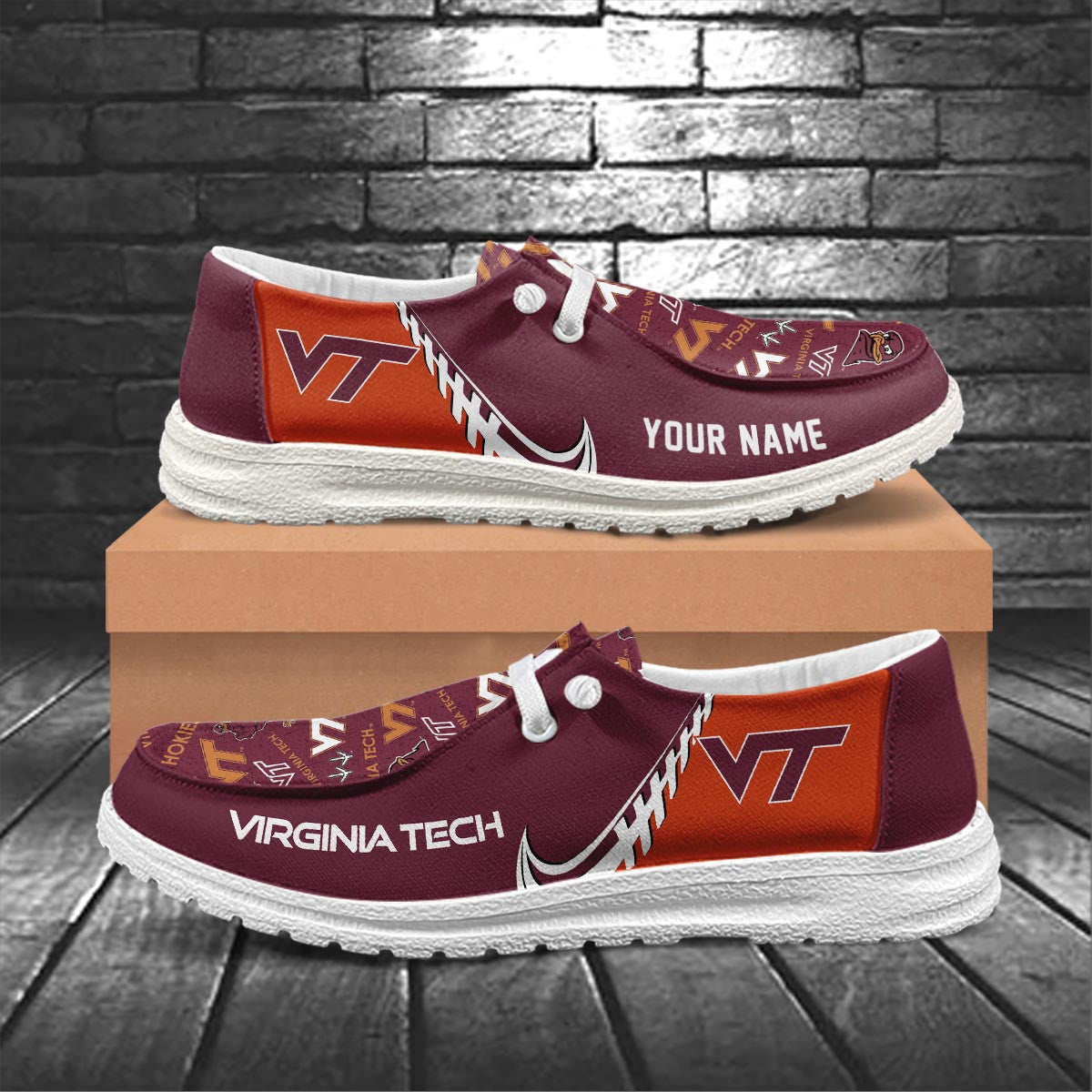 Virginia Tech Hokies Lace Up Loafers 2026
