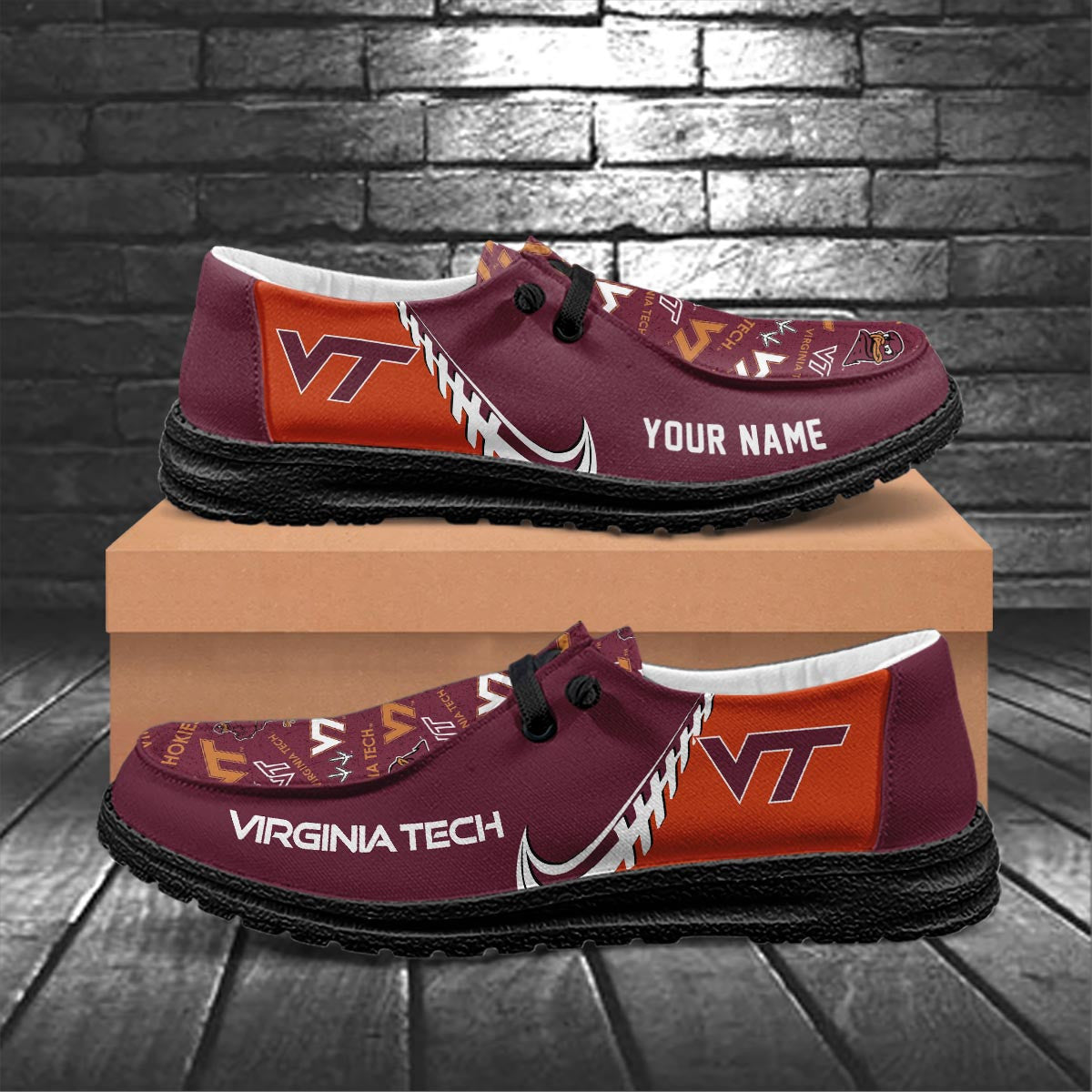 Virginia Tech Hokies Lace Up Loafers 2026