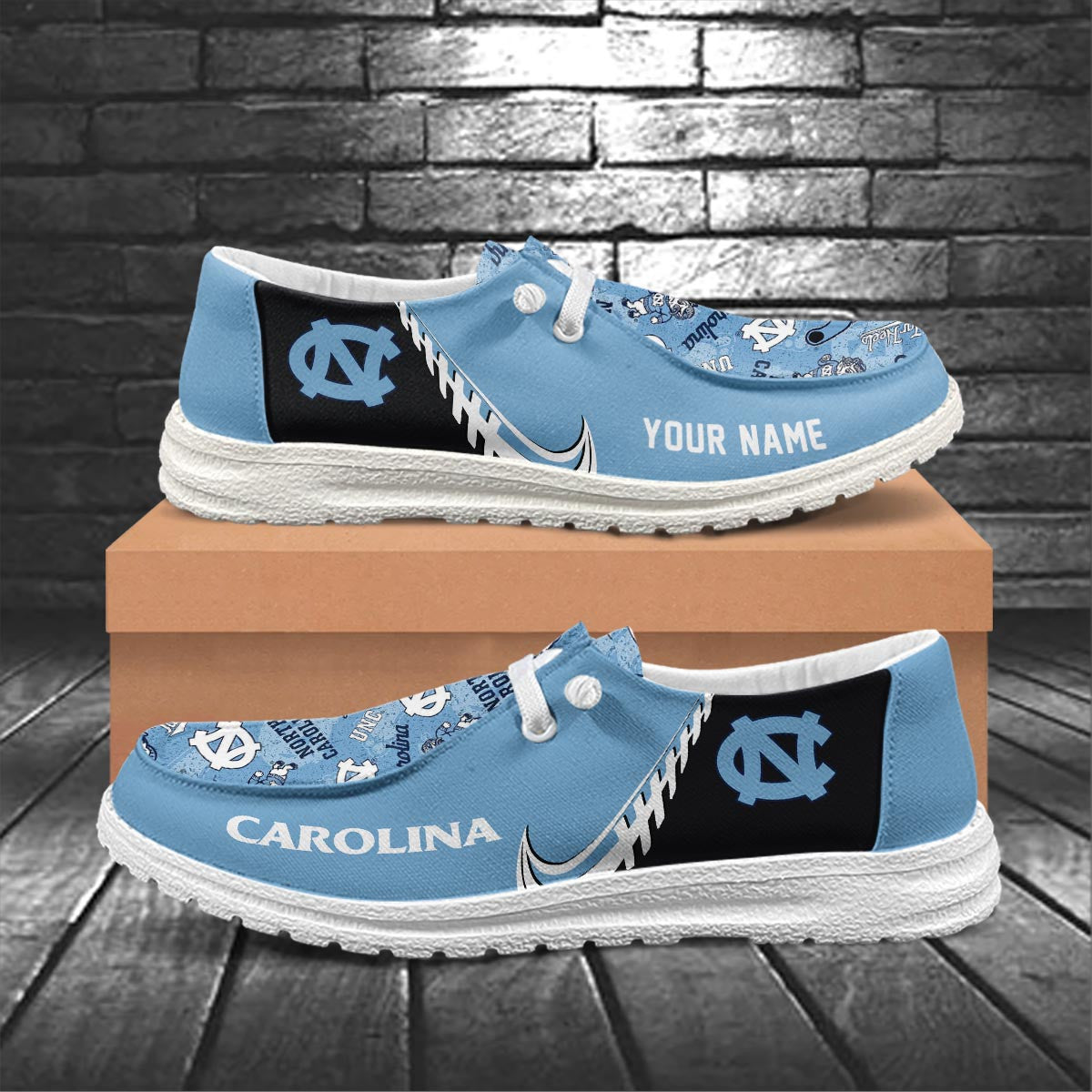 North Carolina Tar Heels Lace Up Loafers 2026
