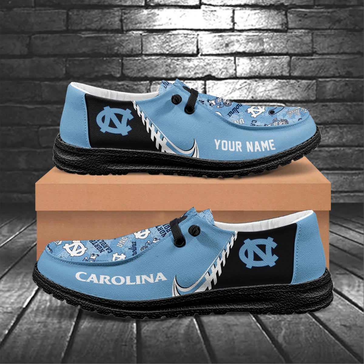 North Carolina Tar Heels Lace Up Loafers 2026