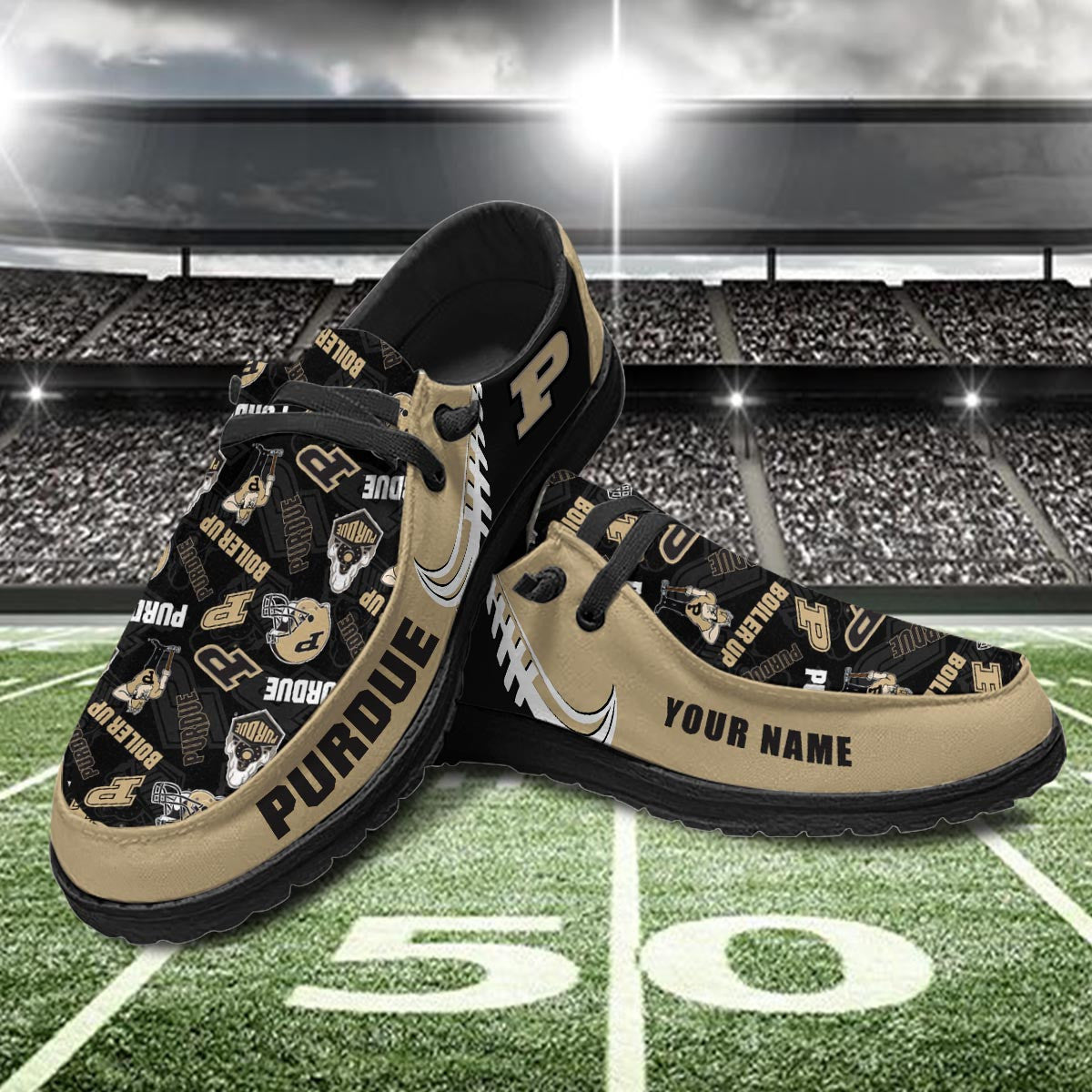 Purdue Boilermakers Lace Up Loafers 2026
