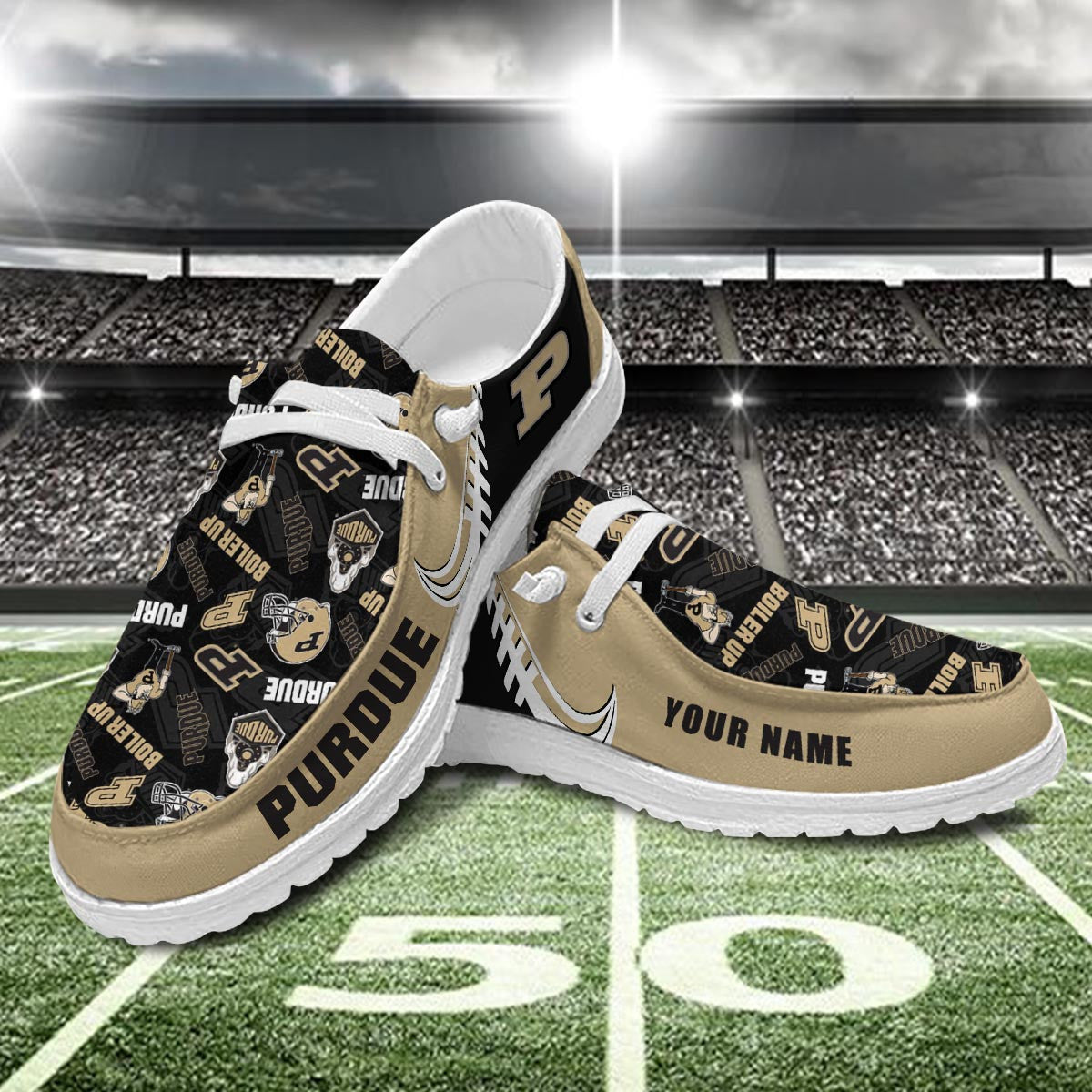 Purdue Boilermakers Lace Up Loafers 2026