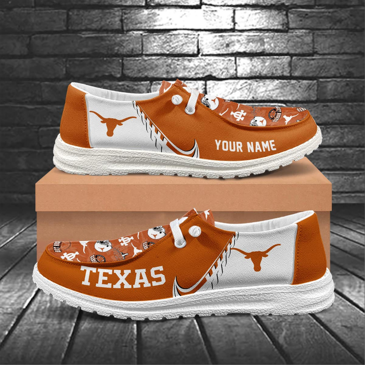 Texas Longhorns Lace Up Loafers 2026
