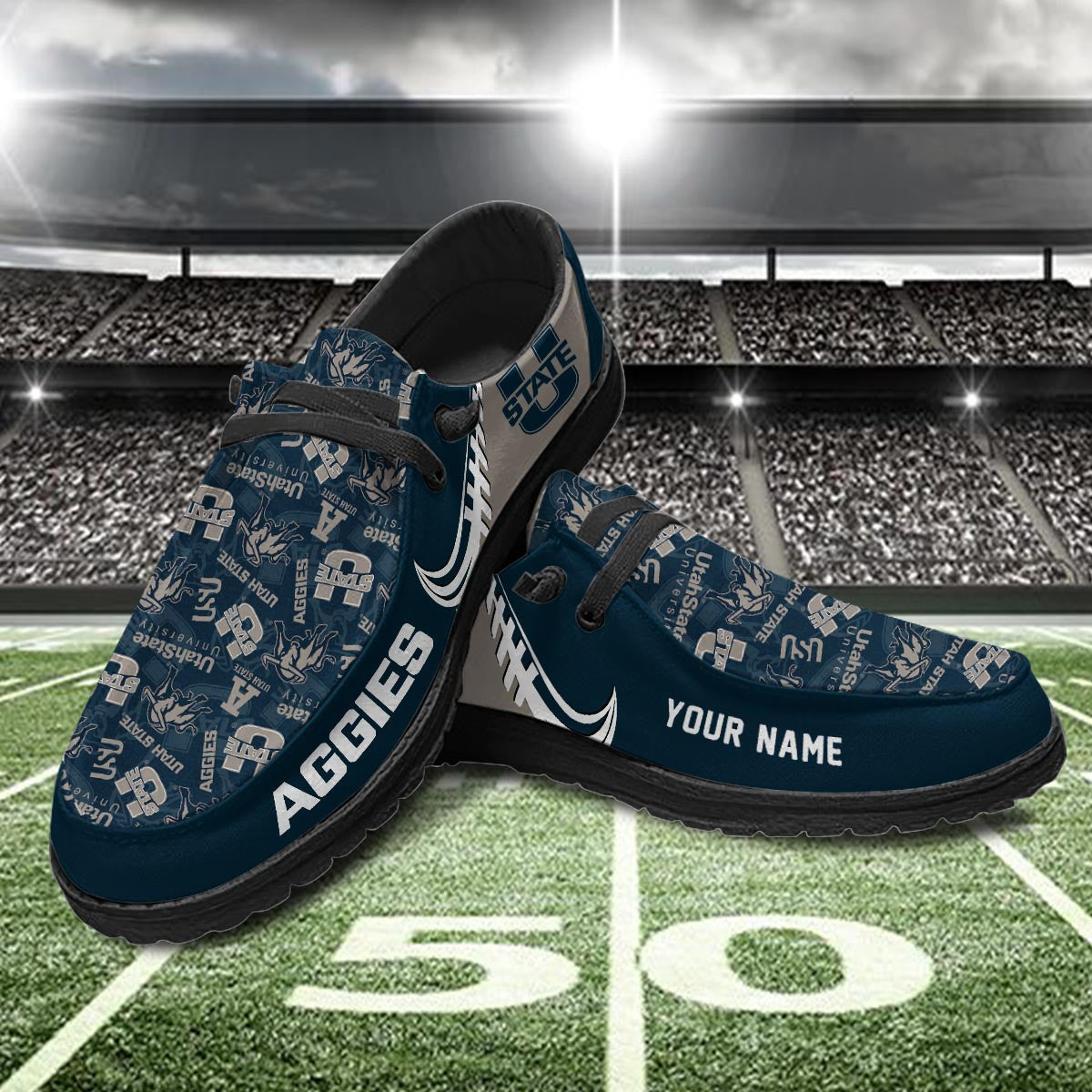 Utah State Aggies Lace Up Loafers 2026