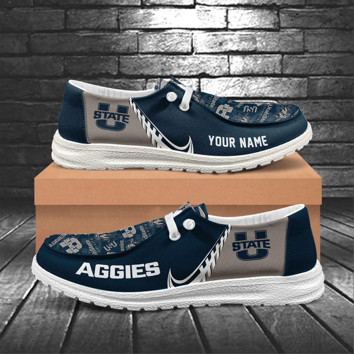 Utah State Aggies Lace Up Loafers 2026