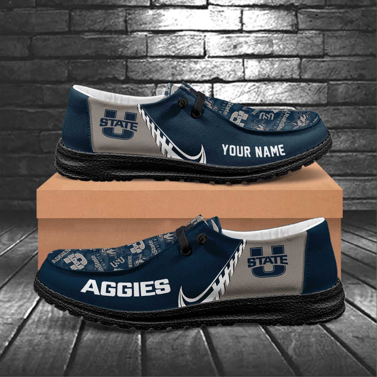 Utah State Aggies Lace Up Loafers 2026