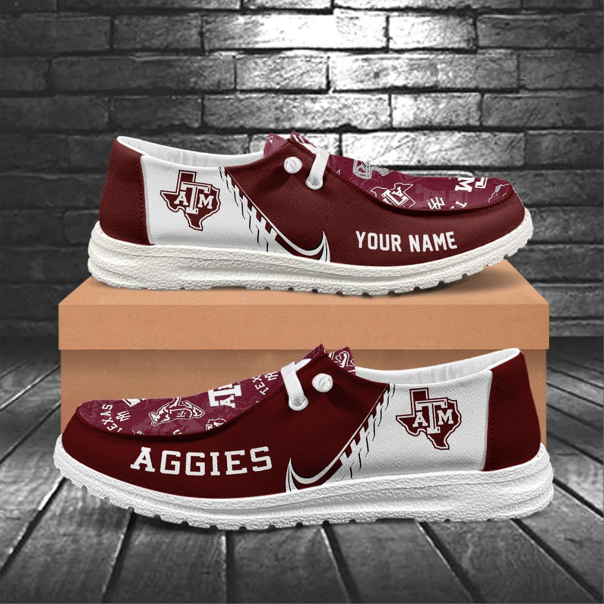 Texas A&M Aggies Lace Up Loafers 2026