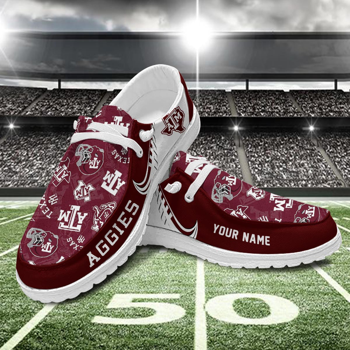 Texas A&M Aggies Lace Up Loafers 2026