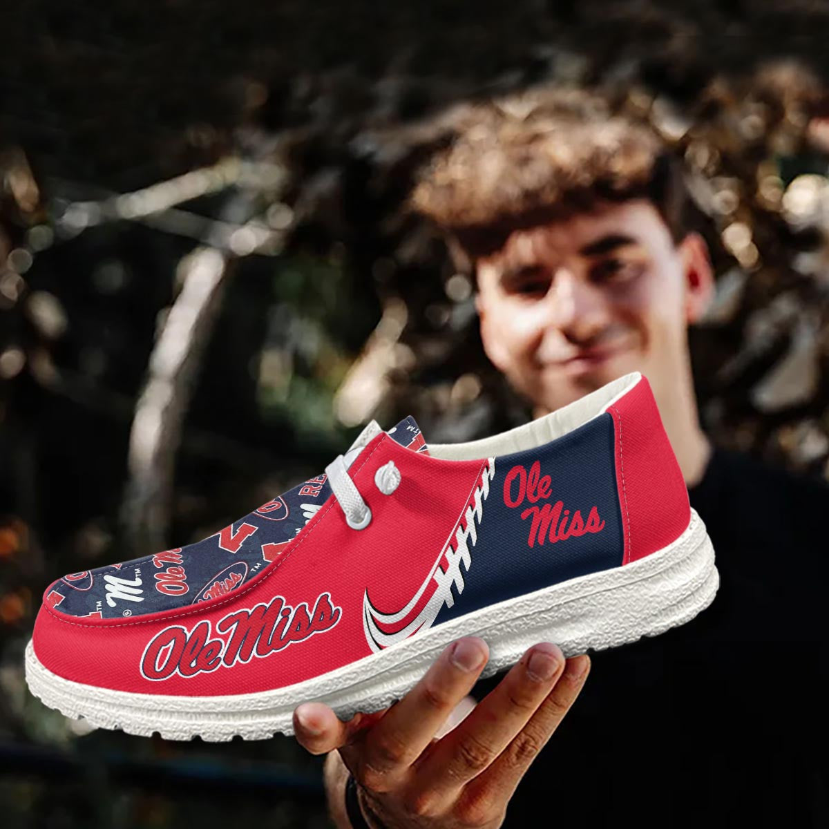 Ole Miss Rebels Lace Up Loafers 2026