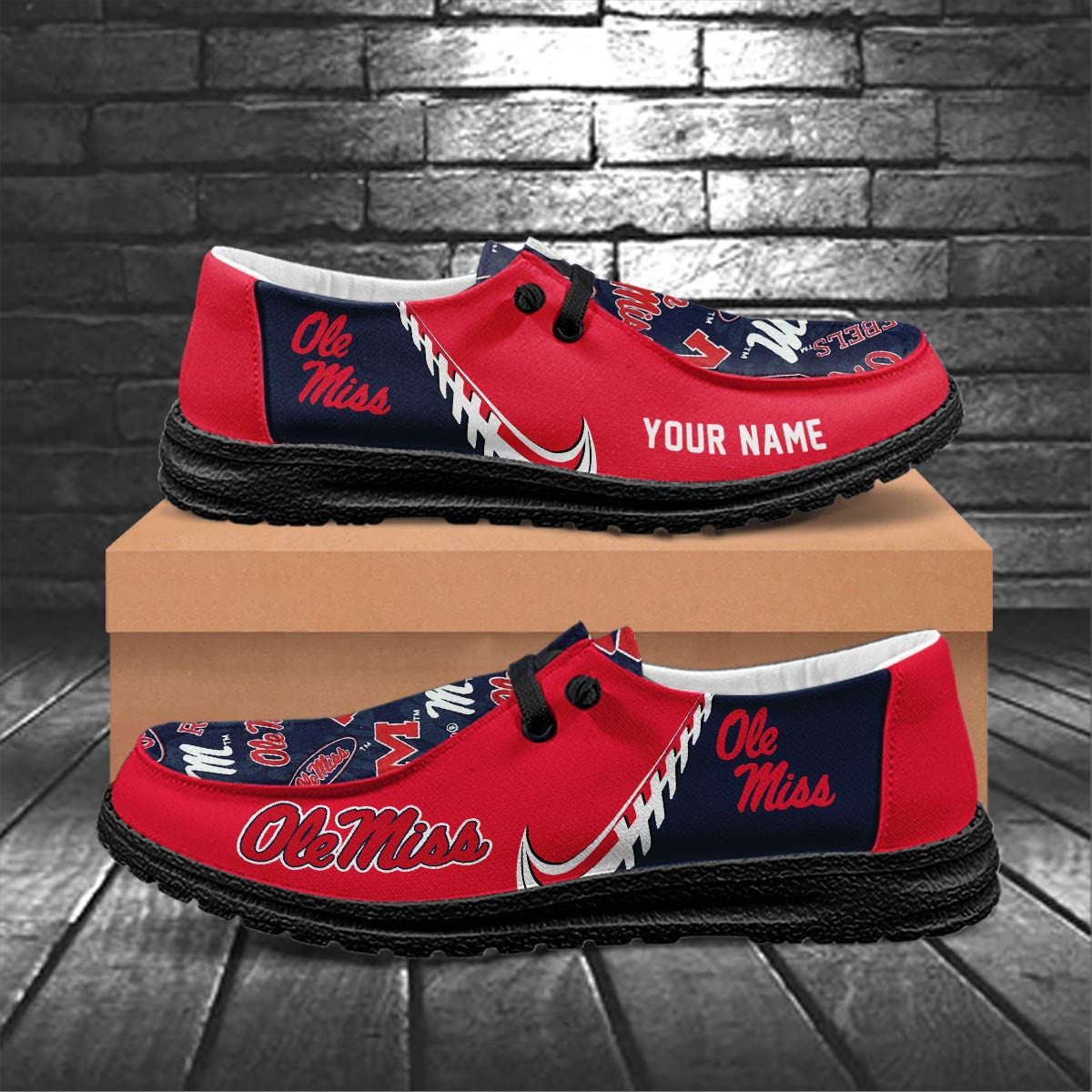 Ole Miss Rebels Lace Up Loafers 2026