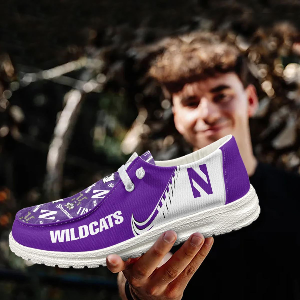 Northwestern Wildcats Lace Up Loafers 2026