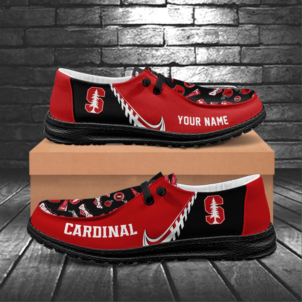 Stanford Cardinal Lace Up Loafers 2026