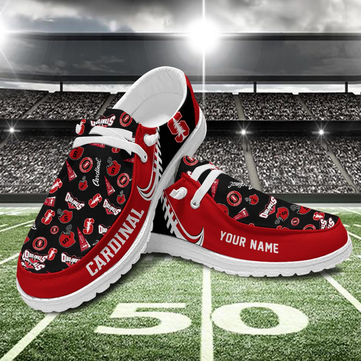 Stanford Cardinal Lace Up Loafers 2026