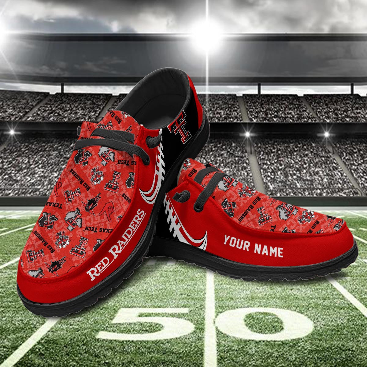 Texas Tech Red Raiders Lace Up Loafers 2026