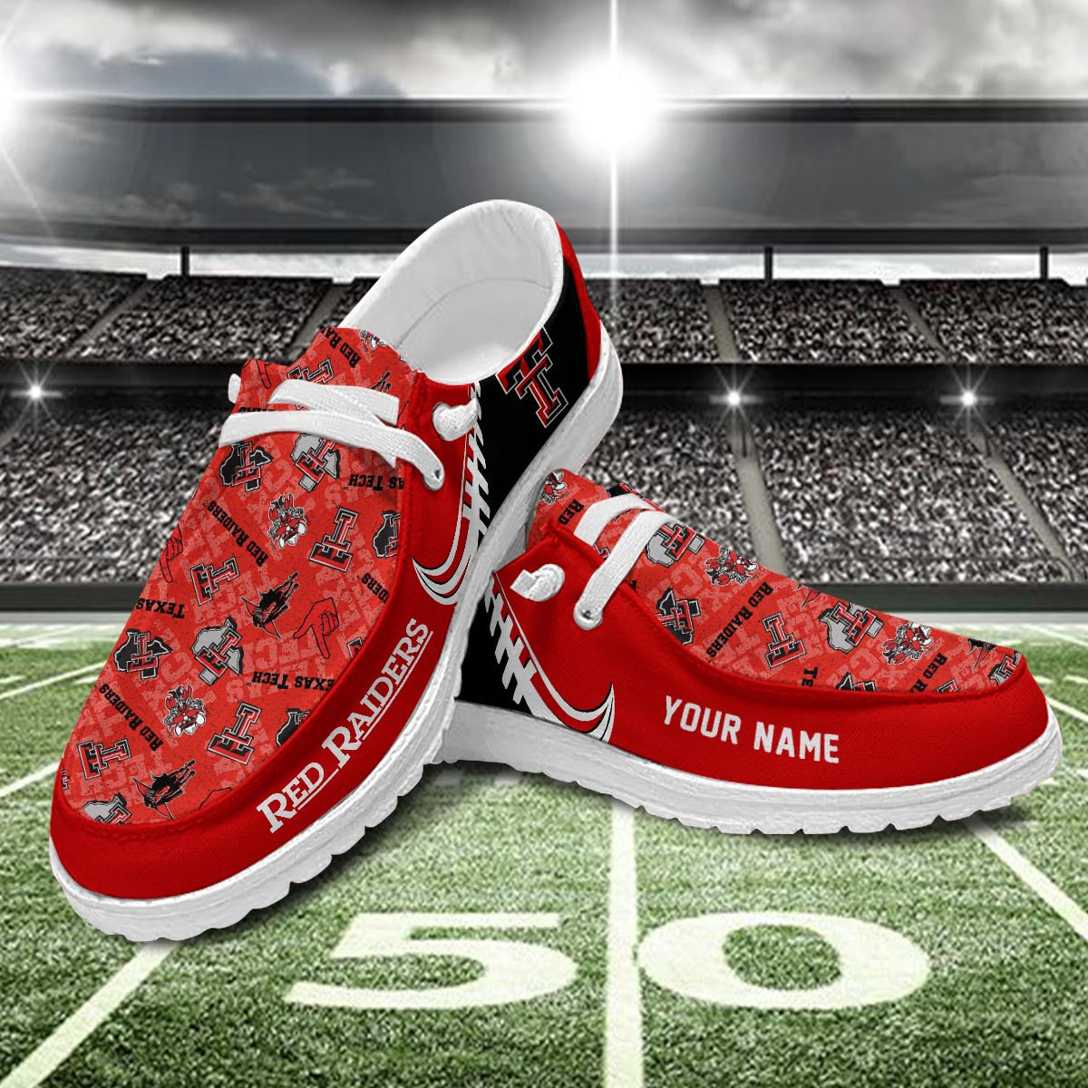 Texas Tech Red Raiders Lace Up Loafers 2026