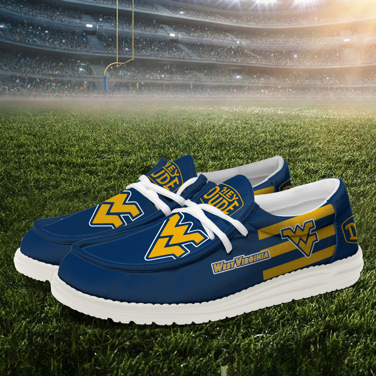 West Virginia Mountaineers Lace Up Loafers 2026